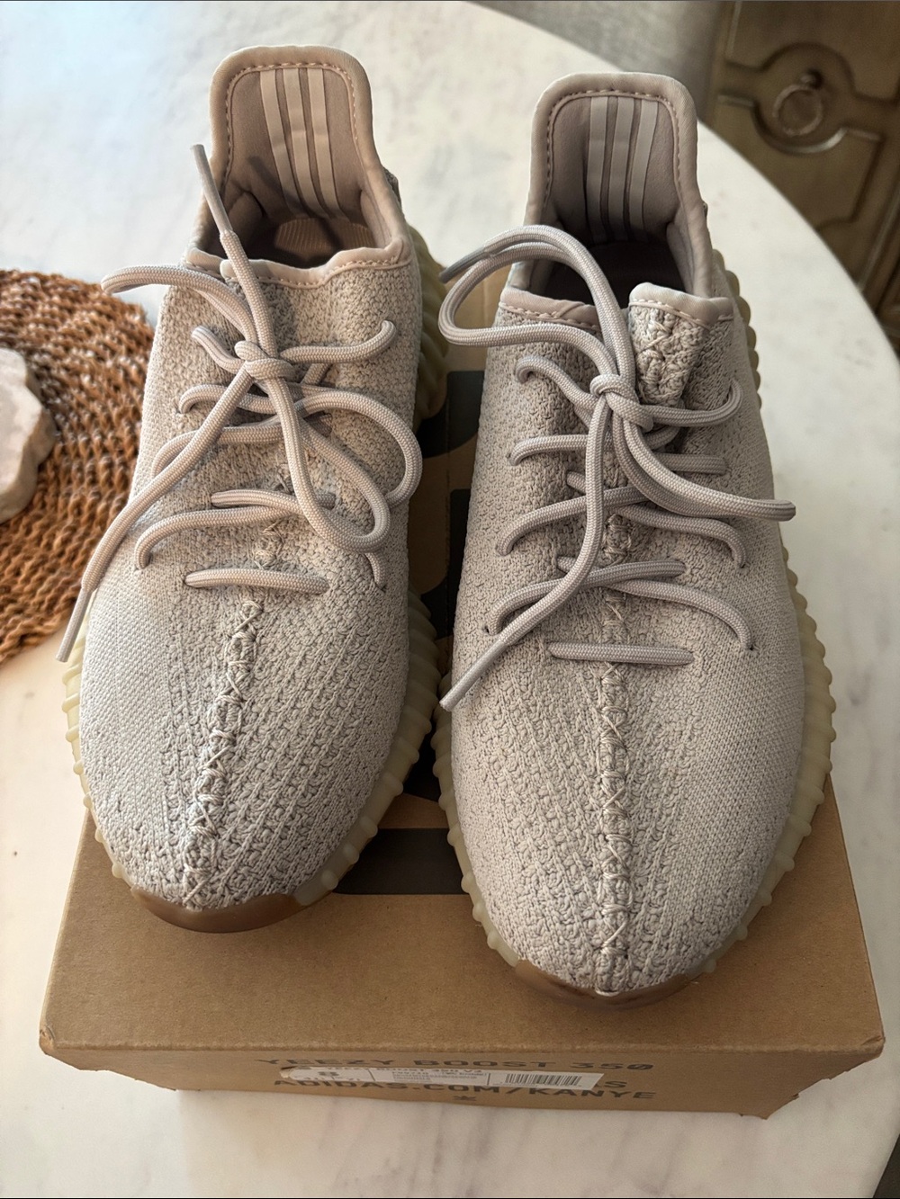 Yeezy Boost 350 V2 Sesame Low-Top Sneakers